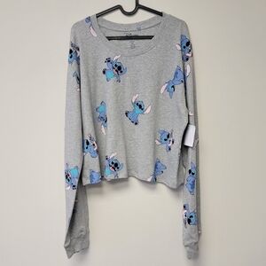Disney Stitch long sleeve T-shirt Grey XL
